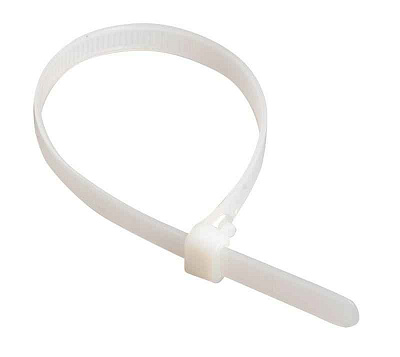 Хомут кабельный 4.8х500 нейл. бел. (уп.100шт) IEK UHH31-D048-500-100 