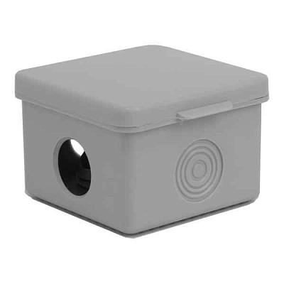 Коробка распределительная ОП 65х65х50мм 4 каб. вводов IP54 сер. TOKOV ELECTRIC TKE-KR-65-65-50-C06 
