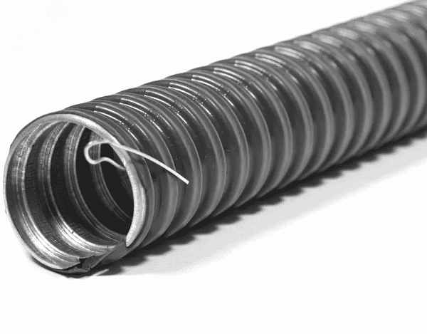 Металлорукав в ПВХ изоляции РЗ-ЦП нг LS 25 (50 м/уп.) с протяжкой ГОФРОМАТИК 