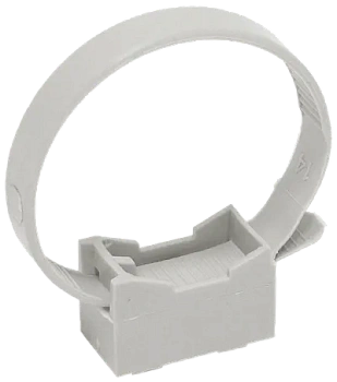 Труба  ПВx xомутный держатель со стяжкой CFF2 32-63мм (100шт) ИЭК