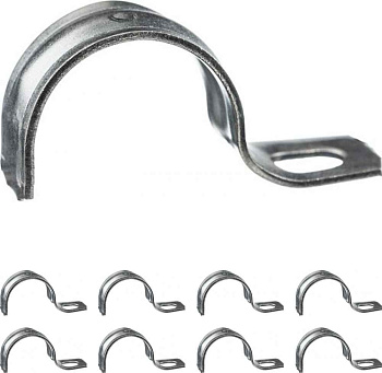 Скоба d21мм металл. однолапковая (18) ИЭК