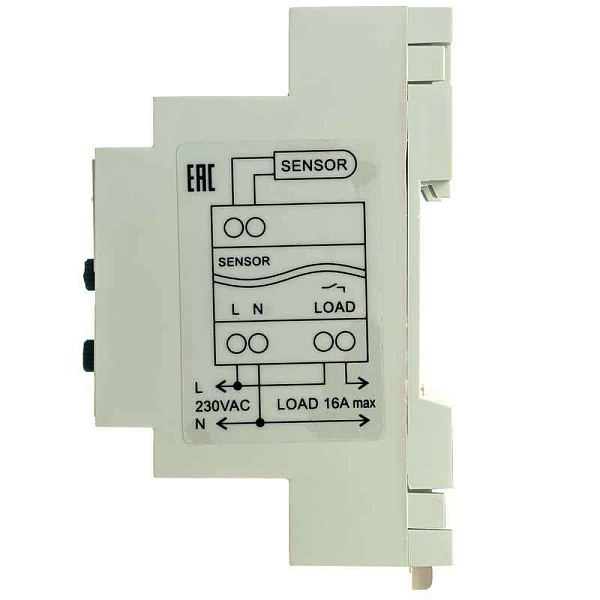 Термостат для управления системой электрообогрева на кровлях/площадках по темпер. воздуха EXTHERM Th-roof 