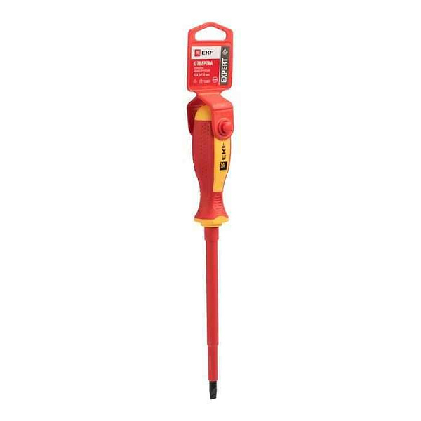 Отвертка SL6.5х150мм Expert 1000В PROхima EKF sl-6.5-150-exp-in 