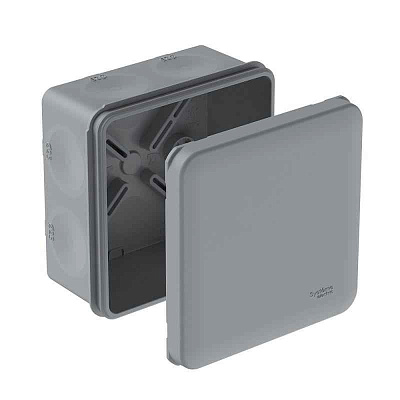 Коробка распределительная MultiBox IP66 85х85х42 DIY (со стикером) сер. SE IMT351971 