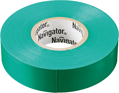 Изолента ПВХ 15мм (рул.20м) зел. NIT-B15-20/G Navigator 71106 
