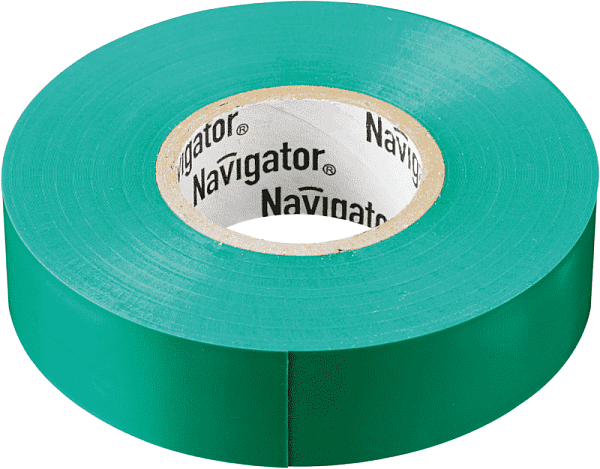 Изолента ПВХ 15мм (рул.20м) зел. NIT-B15-20/G Navigator 71106 