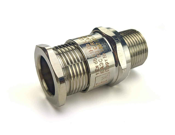 Ех-кабельный ввод ВКВ2ТВ-НР-G1 1/2-G1 1/4-33 1Ex db e II Gb X ГОФРОМАТИК 