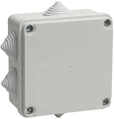 Коробка распаячная ОП 100х100х50 IP55 KM41234 IEK UKO11-100-100-050-K41-55 