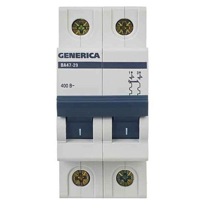 Автомат  1п 63А (С) (ВА 47- 29) ИЭК GENERICA 