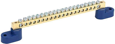 Шина нулевая ШНИ-6х9-20 У2-С на 2-х. угл. изол. IEK YNN10-69-20C2-K07 