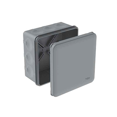 Коробка распределительная MultiBox IP66 100х100х50 DIY (со стикером) сер. SE IMT351981 