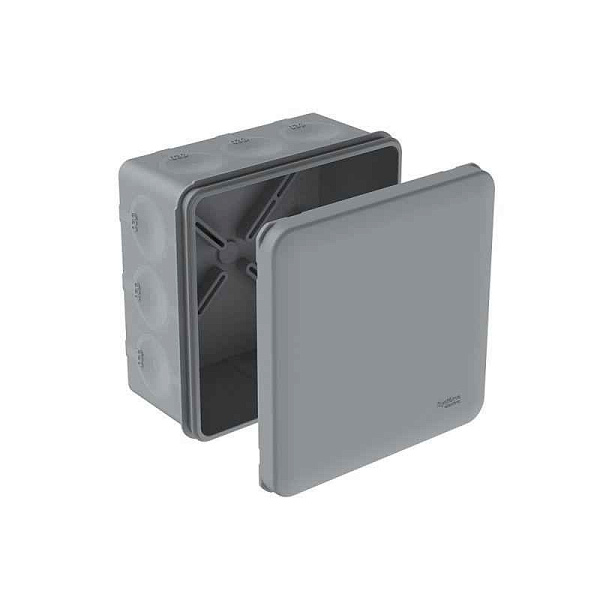 Коробка распределительная MultiBox IP66 100х100х50 DIY (со стикером) сер. SE IMT351981 