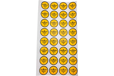 Наклейка "Земля" (d30мм.) EKF PROxima