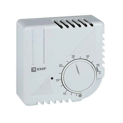 Термостат NO/NC (охлаждение/обогрев) накладной 16А 230В IP20 PROxima EKF thermo-no-nc-wall 