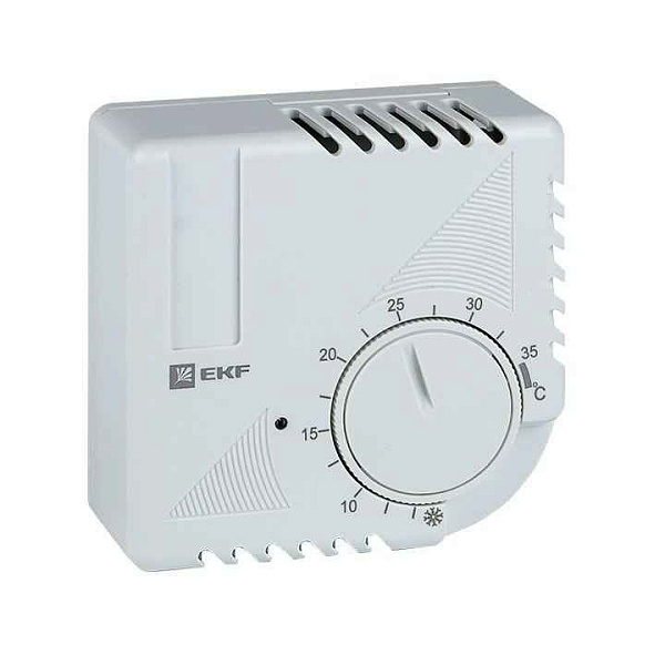 Термостат NO/NC (охлаждение/обогрев) накладной 16А 230В IP20 PROxima EKF thermo-no-nc-wall 