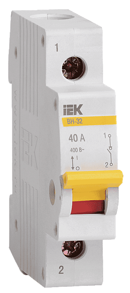 Выкл.нагрузки 1Р 40А (ВН-32) ИЭК 