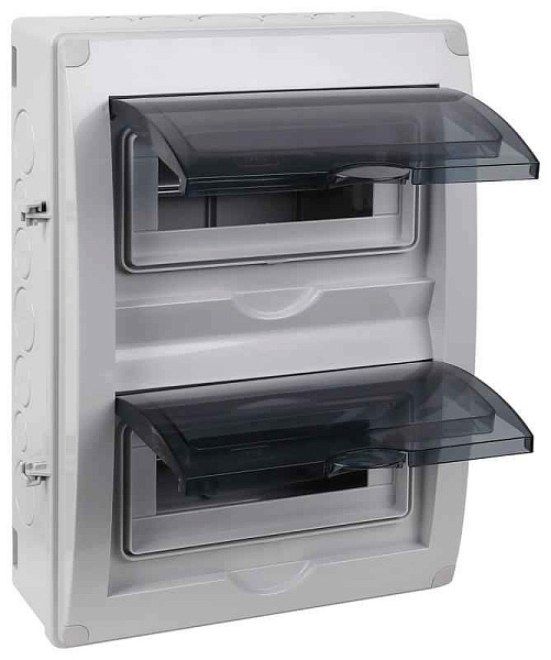 Щиток отркрытая проводка на 20 модулей с 2 вертик.дверцами 390х302х120мм IP65 УХЛ1 Ruvinil 69020 