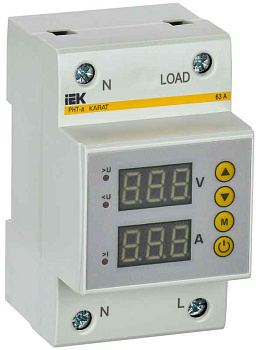 Реле напряжения и тока РНТ-д 1ф 54мм 63А KARAT IEK IVC31-1-63