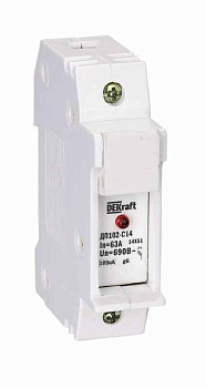 Держатель предохранительного типа C10 ДП102-С10-1Р DEKraft 21383DEK