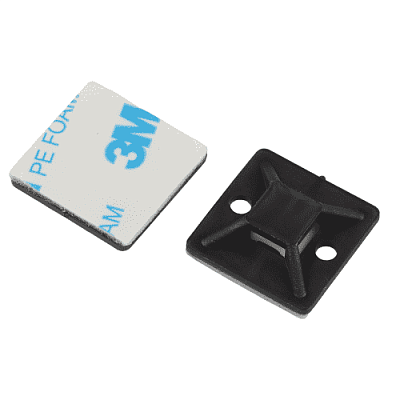 Площадка самоклеящаяся под хомуты 25х25мм NO-225-344 черн. (уп.50шт) Эра Б0066740 