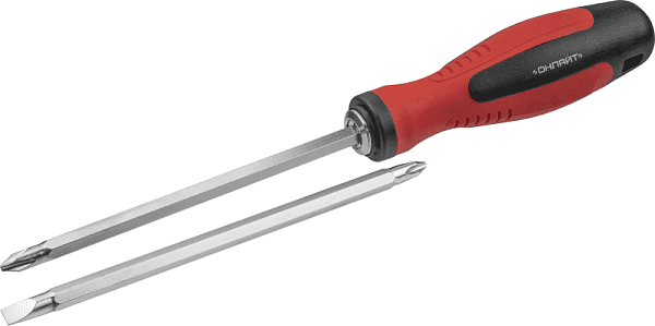 Отвертка двухсторонняя 82 995 OHT-Оt02-DS-PH2-SL6-120 ОНЛАЙТ 82995 