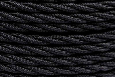 Провод 2х1.5 матов. черн. (уп.50м) Bironi B1-424-73-50