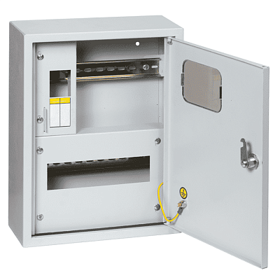 Щит ЩУРн 1/12 (Э) (360х280х110) счетчик на DIN-рейку IP31 EKF mb23-1/12e 