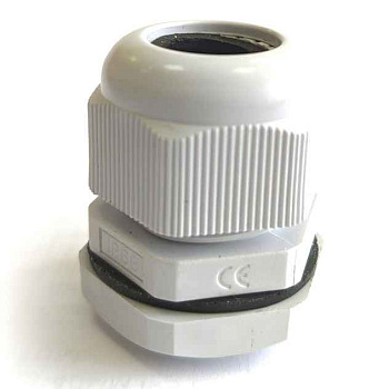 Сальник PG 16 пластик (10-14мм) IP68 серый ГОФРОМАТИК