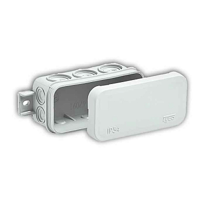 Коробка распределительная ОП 43х80х35мм 10 вводов IP54 бел. Ruvinil 67091Б 