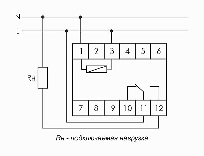 Реле времени PCA-512 8А 230В 1 перекл. IP20 задержка выключ. монтаж на DIN-рейке F&F EA02.001.001 