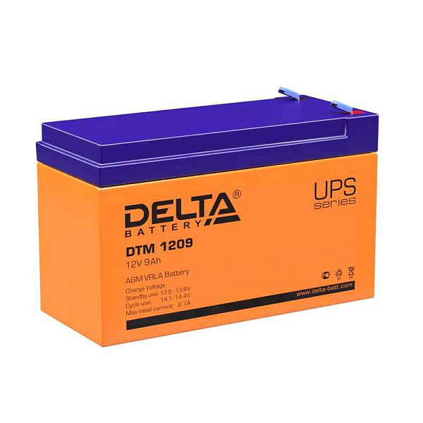 Аккумулятор UPS 12В 9А.ч DTM 1209 Delta 4614010050010 - купить в Москве - ООО Гамма-компоненты