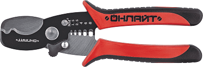 Ножницы 82 968 OHT-Nk02-2v1 резка и снятие изоляции ОНЛАЙТ 82968 