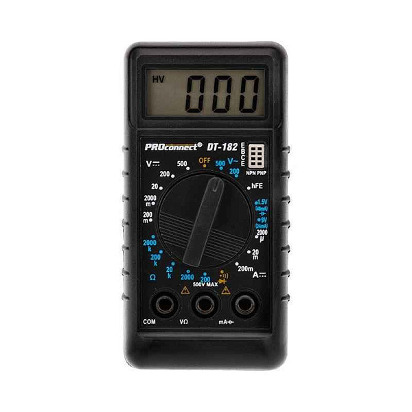 Мультиметр портативный М-182 (DT-182) PROCONNECT 13-3014 