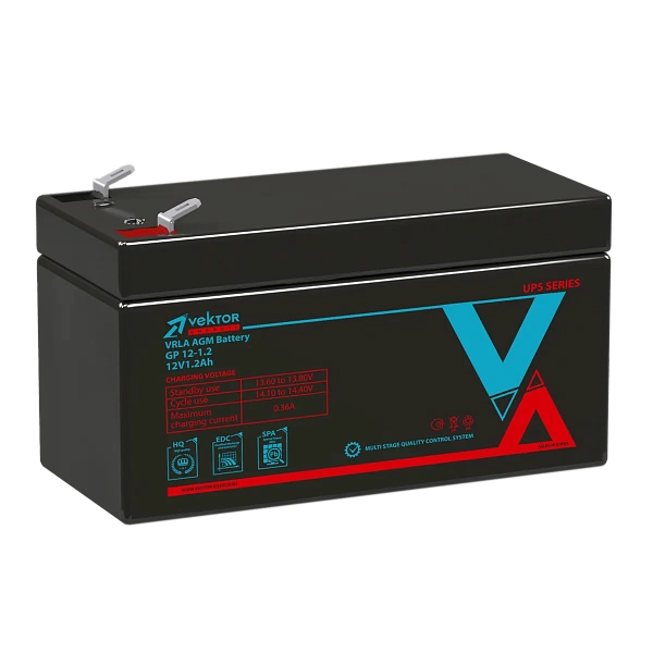 Vektor Battery GP 12-1,2 - купить в Москве - ООО Гамма-компоненты