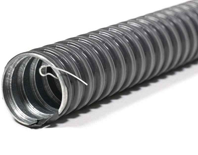 Металлорукав в ПВХ изоляции МРПИ НГ-20 d20мм с протяжкой (уп.50м) ГОФРОМАТИК zeta44405 