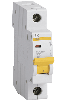 Автомат  1п 16А (C) (ВА 47- 29) ИЭК 