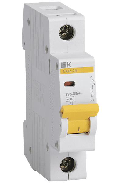 Автомат  1п 16А (C) (ВА 47- 29) ИЭК 