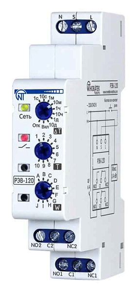 Реле времени РЭВ 120 230/240В НовАтек-Электро 3425601120 