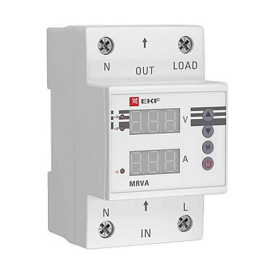 Реле напряжения и тока с дисплеем MRVA 32А PROxima EKF MRVA-32A 