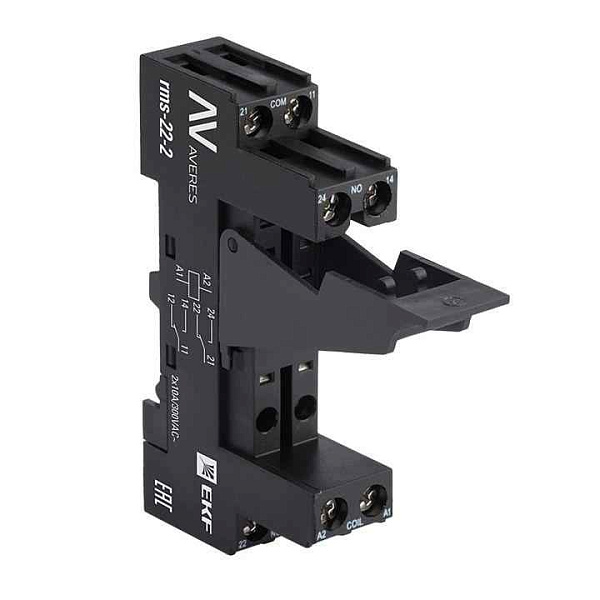 Разъем для реле РM slim 22/2 AVERES EKF rms-22-2 