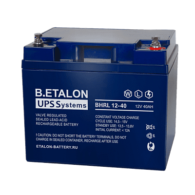 Аккумулятор B.ETALON BHRL 12-40 - купить в Москве - ООО Гамма-компоненты