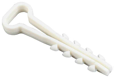 Дюбель-хомут 5х8мм для плоского кабеля нейлон бел. (уп.100шт) IEK UHH35-5-8-100 