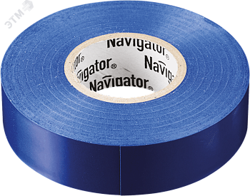 Изолента ПВx 0,13x15ммx10м синяя Navigator 71233