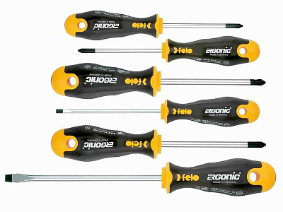 Набор отверток Ergonic в упаковке (уп.6шт) Felo 40096118 