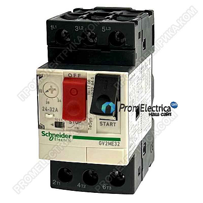 GV2ME32C GV2ME32C АВТ. ВЫКЛ С КОМБ. РАСЦЕП. 24-32А 