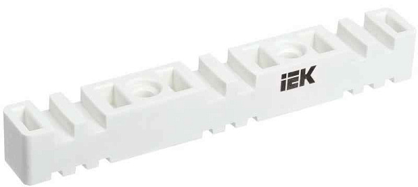 Изолятор шинный плоский ИШП 3P для шин 5 и 10мм 270мм IEK YIS40-3-270 