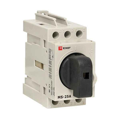 Рубильник мод. 3п MS-25A на DIN-рейку EKF ms-25d 