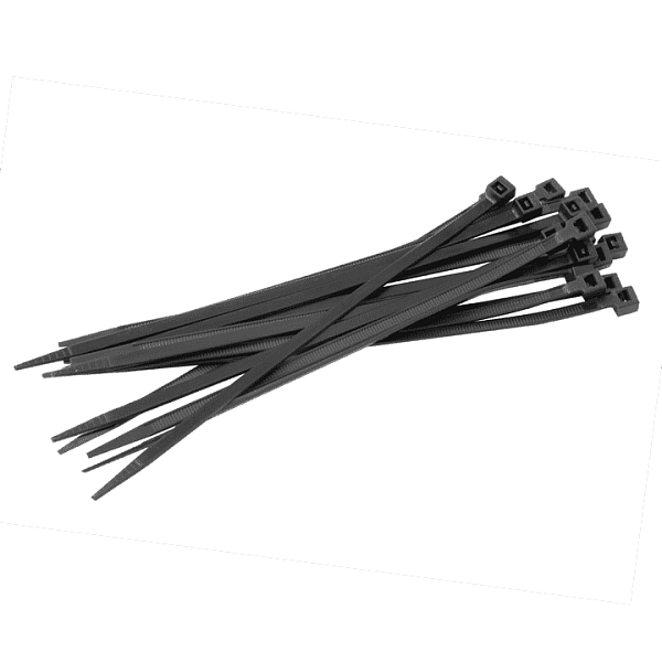 Хомут кабельный 2.5х100 нейл. черн. (уп.100шт) EKF plc-cb-2.5x100 