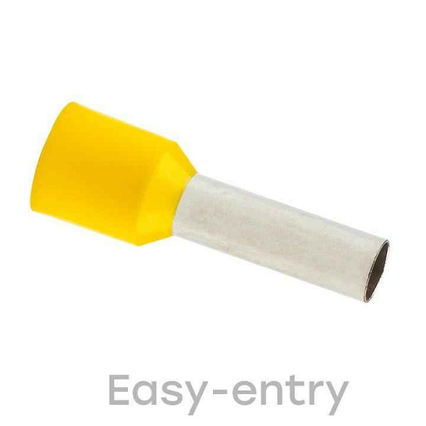 Наконечник штыревой втулочный изол. НШвИ 6.0-12 (уп.50шт) EKF nhvi-6.0-12 