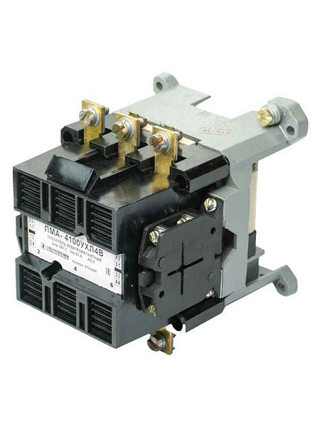 Пускатель ПМА-4100 УХЛ4 В 63А кат. 380В AC 2НО+2НЗ IP00 без реле Электротехник ET002281 